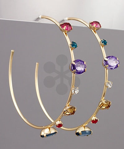 Jeweled Hoop