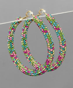 Rainbow Crystal Earrings